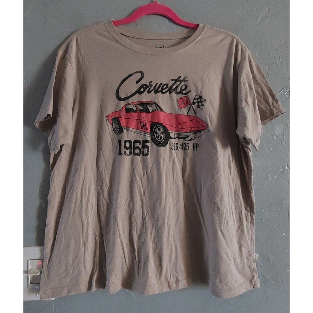 Vintage T Shir Women's gm Brand Oficial Licenced Product,size 2X, Corvette 1965